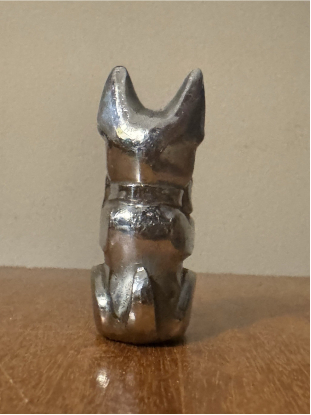 Antique Scottish Terrier Metal Figurine 2” Vintage Scottie Dog Spelter Piece - Picture 4 of 5